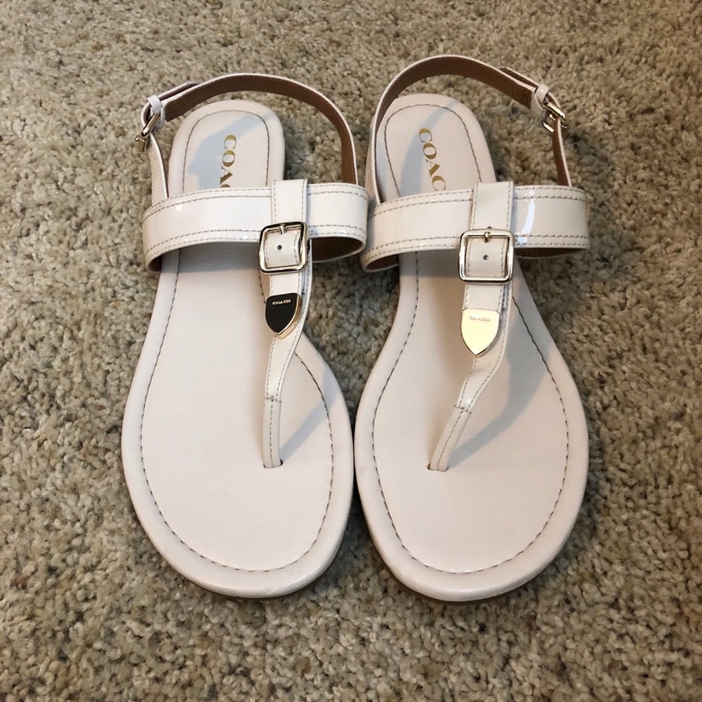 Coach Sandals - Light Pink/Nude - Size: 9.5